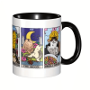 The Original Yellow Tarot Cat Meme - Accent Ceramic Mug