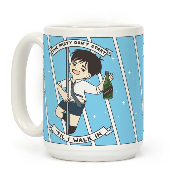 The Party Don't Start Yuri Coffee Mug The Party Don't Start Yuri Coffee Mug
