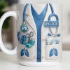 The Perfect Gift for Healthcare Heroes Featuring Medical Instruments - Personalized Custom Coffee Mug - DOC090_MG The Perfect Gift for Healthcare Heroes Featuring Medical Instruments - Personalized Custom Coffee Mug - DOC090_MG