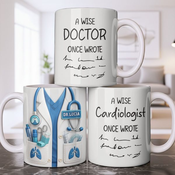 The Perfect Gift for Healthcare Heroes Featuring Medical Instruments - Personalized Custom Coffee Mug - DOC090_MG The Perfect Gift for Healthcare Heroes Featuring Medical Instruments - Personalized Custom Coffee Mug - DOC090_MG