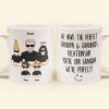 The Perfect Grandpa & Grandkid Relationship - Personalized Mug - Father's Day, Birthday Gift For Grandfather, Grandpa - From Grandkids, Grandchildren The Perfect Grandpa & Grandkid Relationship - Personalized Mug - Father's Day, Birthday Gift For Grandfather, Grandpa - From Grandkids, Grandchildren