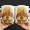 The Pope In Prayer, Religious Art - Personalized Custom Coffee Mug - FTH077_MG The Pope In Prayer, Religious Art - Personalized Custom Coffee Mug - FTH077_MG