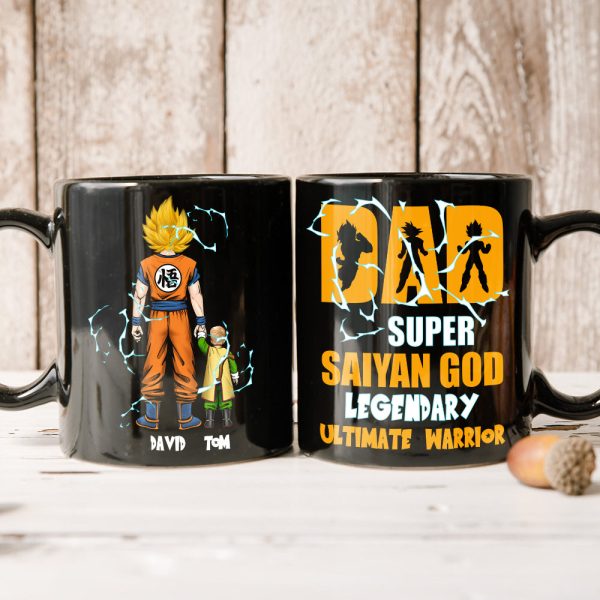 The Power Of Family 03QHDT051223HH Personalized Coffee Black Mug, Gifts For Dad The Power Of Family 03QHDT051223HH Personalized Coffee Black Mug, Gifts For Dad