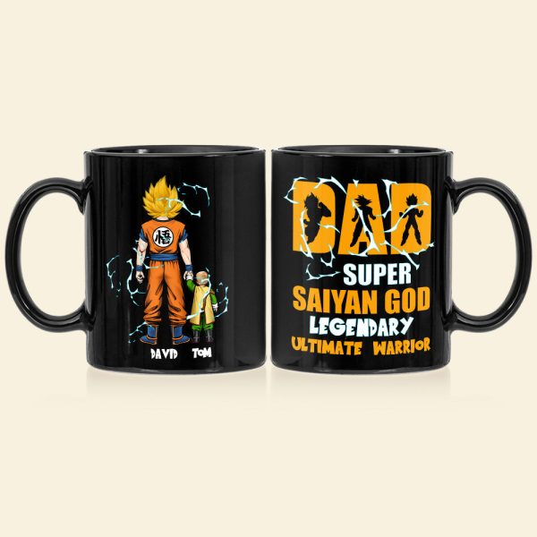 The Power Of Family 03QHDT051223HH Personalized Coffee Black Mug, Gifts For Dad The Power Of Family 03QHDT051223HH Personalized Coffee Black Mug, Gifts For Dad