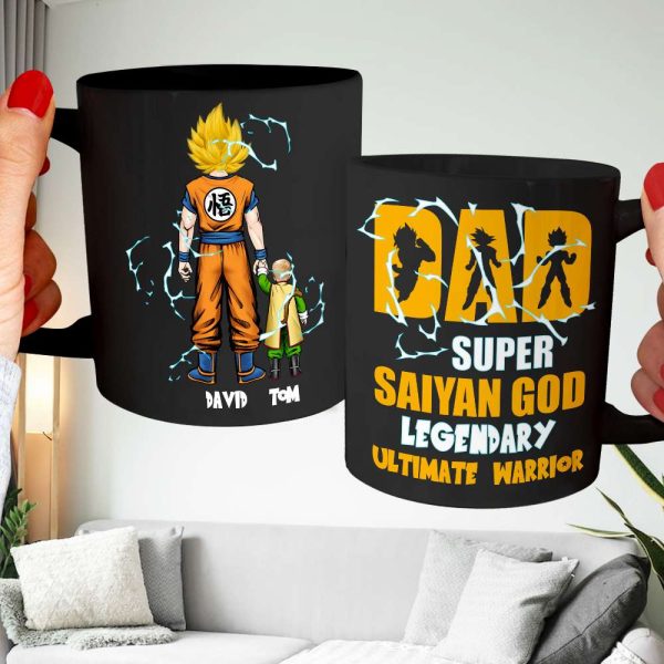 The Power Of Family 03QHDT051223HH Personalized Coffee Black Mug, Gifts For Dad The Power Of Family 03QHDT051223HH Personalized Coffee Black Mug, Gifts For Dad