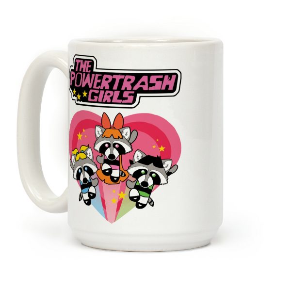 The Powertrash Girls Coffee Mug The Powertrash Girls Coffee Mug