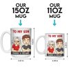 The Proudest Moment For Me Is When You Became A Dad - Family Personalized Custom Mug - Father's Day, Gift for Son The Proudest Moment For Me Is When You Became A Dad - Family Personalized Custom Mug - Father's Day, Gift for Son