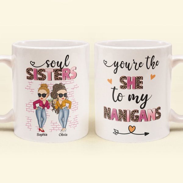 The She To My Nanigans - Personalized Mug The She To My Nanigans - Personalized Mug