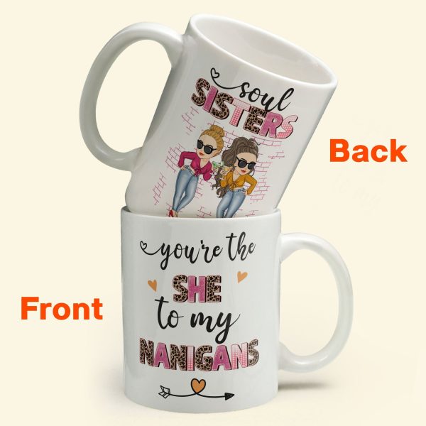 The She To My Nanigans - Personalized Mug The She To My Nanigans - Personalized Mug