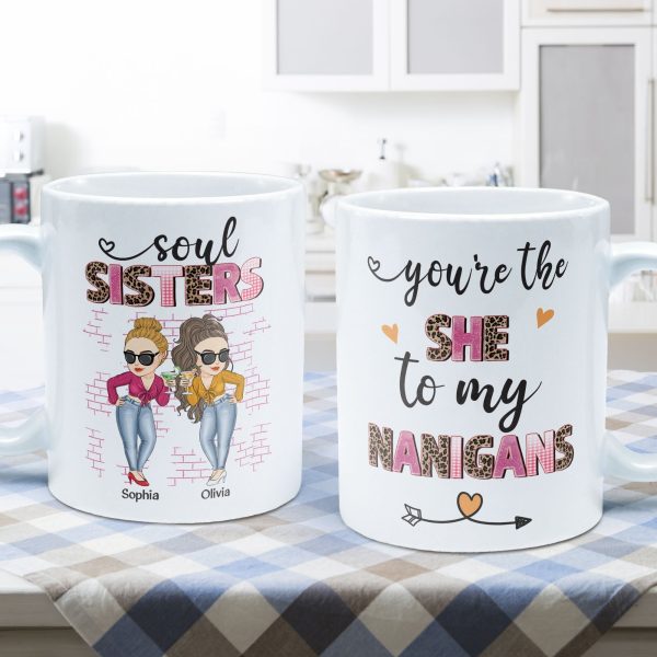 The She To My Nanigans - Personalized Mug The She To My Nanigans - Personalized Mug
