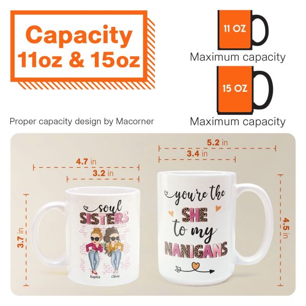 The She To My Nanigans - Personalized Mug The She To My Nanigans - Personalized Mug