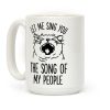 The Song Of My People Cat Coffee Mug The Song Of My People Cat Coffee Mug