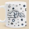 The Strong Bond Between Dad And Children - Family Personalized Custom 3D Inflated Effect Printed Mug - Father's Day, Gift For Dad, Grandpa The Strong Bond Between Dad And Children - Family Personalized Custom 3D Inflated Effect Printed Mug - Father's Day, Gift For Dad, Grandpa