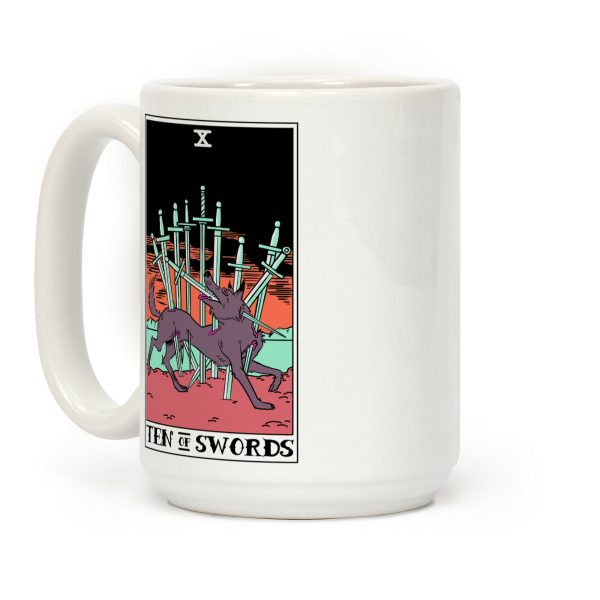 The Ten Of Swords Coffee Mug The Ten Of Swords Coffee Mug