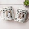 The Troublemaker Of The Year Dog Coffee Mug - Personalized Custom Coffee Mug - PET160_MG