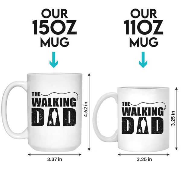 The Walking Dad - Dog Personalized Custom Mug - Gift For Pet Owners, Pet Lovers The Walking Dad - Dog Personalized Custom Mug - Gift For Pet Owners, Pet Lovers