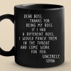 There Is Only One Boss- Coworker Personalized Custom Black Mug - Christmas Gift For Coworkers, Work Friends, Colleagues There Is Only One Boss- Coworker Personalized Custom Black Mug - Christmas Gift For Coworkers, Work Friends, Colleagues