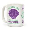 Therefore I am a Mermaid Coffee Mug Therefore I am a Mermaid Coffee Mug