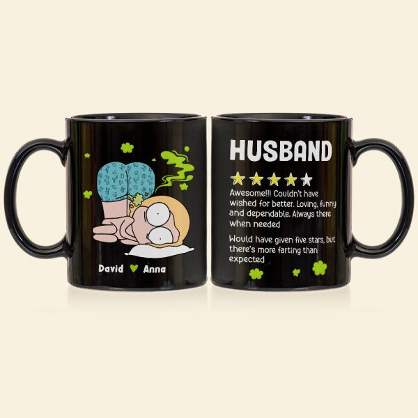 There's More Farting Than Expected- Gift For Couple-Personalized Coffee Mug- Funny Couple