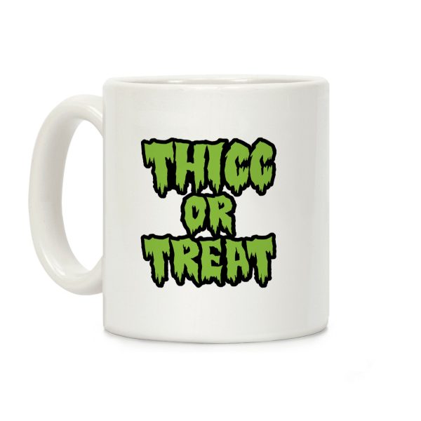 Thicc Or Treat Coffee Mug Thicc Or Treat Coffee Mug