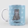 Things Get Better With Cat Hair Gift For Cat Mom Personalized Mug Things Get Better With Cat Hair Gift For Cat Mom Personalized Mug