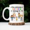 This Awesome Daddy Mommy Belongs To - Loving Gift For Mother, Father, Grandma, Grandpa - Personalized Custom Mug This Awesome Daddy Mommy Belongs To - Loving Gift For Mother, Father, Grandma, Grandpa - Personalized Custom Mug