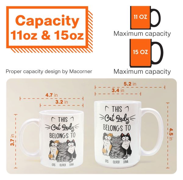 This Cat Lady Belongs To - Personalized Mug This Cat Lady Belongs To - Personalized Mug