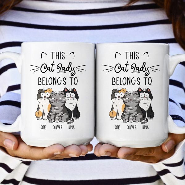 This Cat Lady Belongs To - Personalized Mug This Cat Lady Belongs To - Personalized Mug