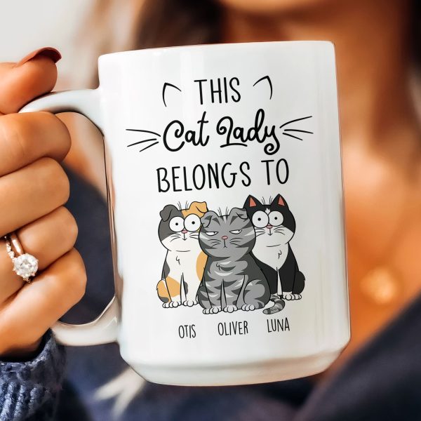 This Cat Lady Belongs To - Personalized Mug This Cat Lady Belongs To - Personalized Mug
