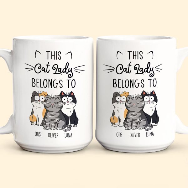 This Cat Lady Belongs To - Personalized Mug This Cat Lady Belongs To - Personalized Mug