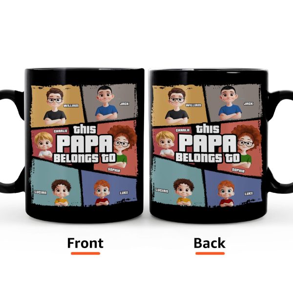 This Dad Belongs To - Personalized Mug This Dad Belongs To - Personalized Mug