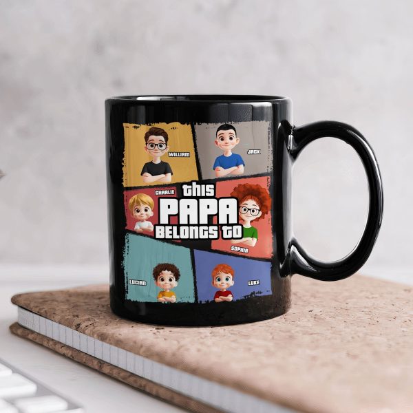 This Dad Belongs To - Personalized Mug This Dad Belongs To - Personalized Mug