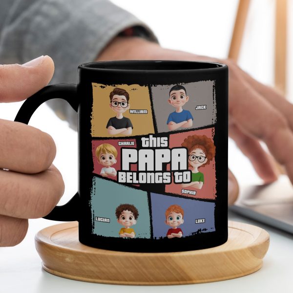 This Dad Belongs To - Personalized Mug This Dad Belongs To - Personalized Mug