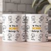 This Dad Mom Belongs To - Personalized Mug