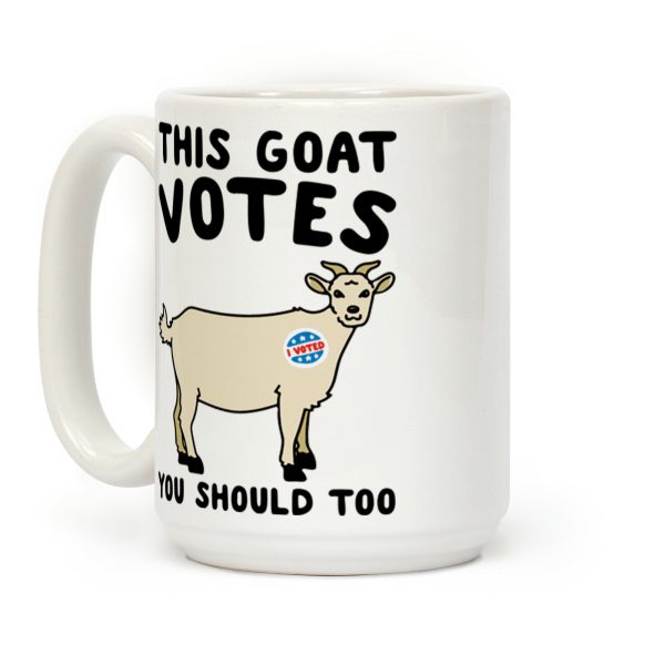 This Goat Votes Coffee Mug This Goat Votes Coffee Mug