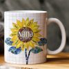 This Grandma Belongs To Mosaic Art Style - Personalized Mug This Grandma Belongs To Mosaic Art Style - Personalized Mug