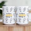 This Grandpa Grandma Belongs To - Personalized Mug