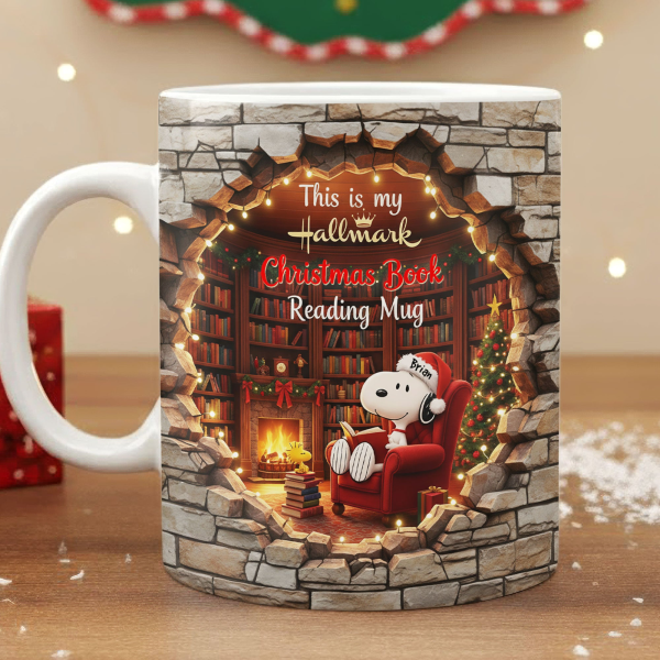 This Is My Hallmark Christmas Book - Personalized Mug - Gift For Book Lovers HH01 This Is My Hallmark Christmas Book - Personalized Mug - Gift For Book Lovers HH01