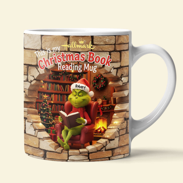 This Is My Hallmark Christmas Book - Personalized Mug - Gift For Book Lovers HH01 This Is My Hallmark Christmas Book - Personalized Mug - Gift For Book Lovers HH01