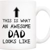 This Is What an Awesome Dad Looks Like Coffee Mug Funny Gift for Dad from Daughter Son Kids This Is What an Awesome Dad Looks Like Coffee Mug Funny Gift for Dad from Daughter Son Kids