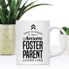 This Is What an Awesome Foster Parent Looks Like Coffee Mug Appreciation Gift This Is What an Awesome Foster Parent Looks Like Coffee Mug Appreciation Gift