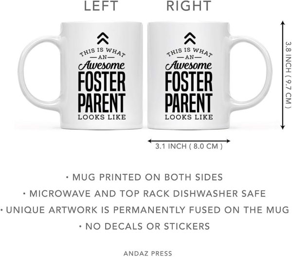 This Is What an Awesome Foster Parent Looks Like Coffee Mug Appreciation Gift This Is What an Awesome Foster Parent Looks Like Coffee Mug Appreciation Gift