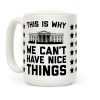This is Why We Can't Have Nice Things Coffee Mug