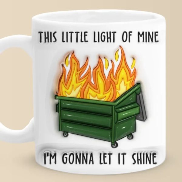 This Little Light Of Mine, I'm Gonna Let It Shine - Friend 3D Inflated Effect Printed Mug - Christmas Gift For Yourself, Best Friends, Sisters, Family Members, Coworkers This Little Light Of Mine, I'm Gonna Let It Shine - Friend 3D Inflated Effect Printed Mug - Christmas Gift For Yourself, Best Friends, Sisters, Family Members, Coworkers