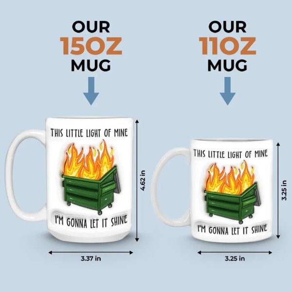 This Little Light Of Mine, I'm Gonna Let It Shine - Friend 3D Inflated Effect Printed Mug - Christmas Gift For Yourself, Best Friends, Sisters, Family Members, Coworkers This Little Light Of Mine, I'm Gonna Let It Shine - Friend 3D Inflated Effect Printed Mug - Christmas Gift For Yourself, Best Friends, Sisters, Family Members, Coworkers