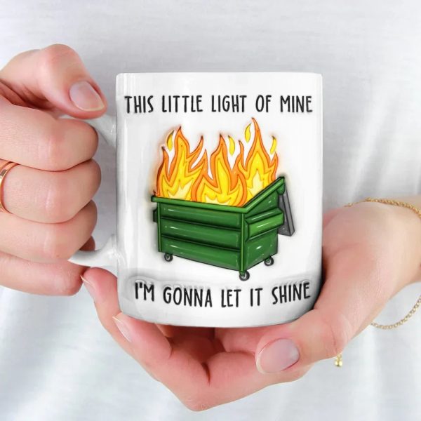 This Little Light Of Mine, I'm Gonna Let It Shine - Friend 3D Inflated Effect Printed Mug - Christmas Gift For Yourself, Best Friends, Sisters, Family Members, Coworkers This Little Light Of Mine, I'm Gonna Let It Shine - Friend 3D Inflated Effect Printed Mug - Christmas Gift For Yourself, Best Friends, Sisters, Family Members, Coworkers