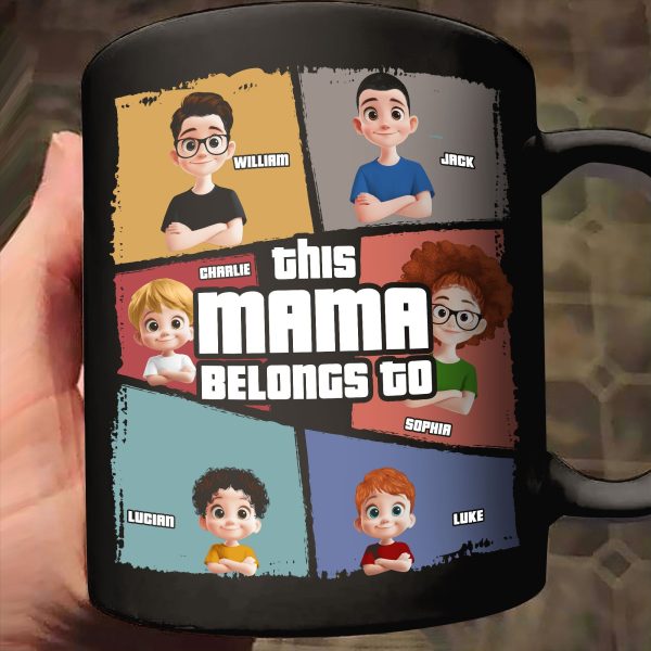 This Mama Belongs To - Personalized Mug This Mama Belongs To - Personalized Mug