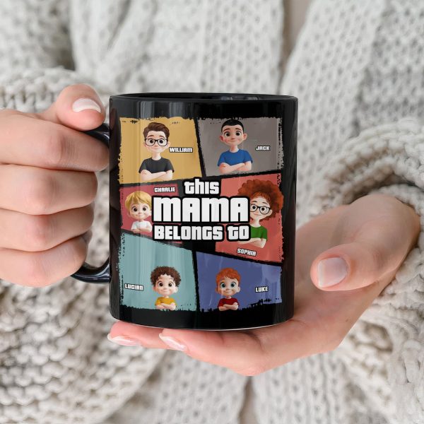 This Mama Belongs To - Personalized Mug This Mama Belongs To - Personalized Mug