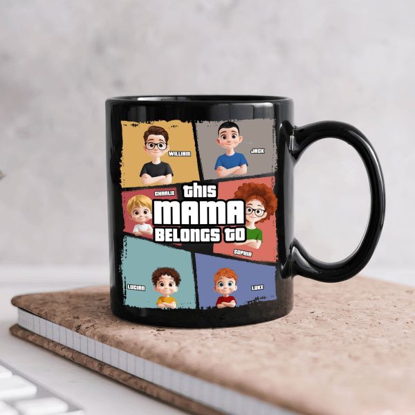 This Mama Belongs To - Personalized Mug This Mama Belongs To - Personalized Mug