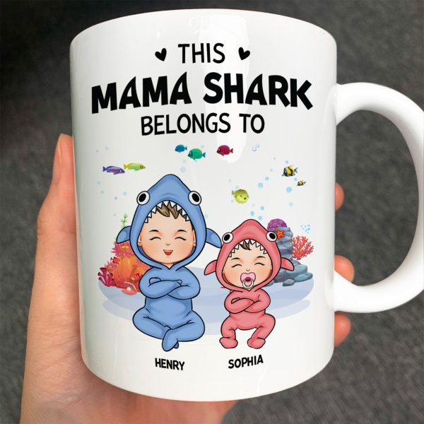 This Mama Shark Belongs To - Personalized Mug This Mama Shark Belongs To - Personalized Mug